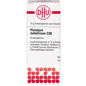 PLUMBUM METALLICUM C 30 Globuli Produktbild