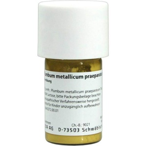 PLUMBUM METALLICUM praep. D 20 Trituration Produktbild