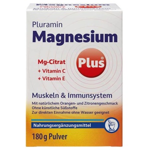 Pluramin Magnesium Plus Muskeln & Immunsystem 180 g Pulver Produktbild