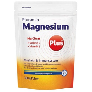 PLURAMIN Magnesium plus Pulver Nachfüllbtl. Produktbild
