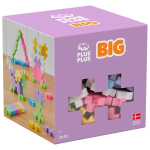 Plus-Plus BIG Pastel Mix 100 stk produktbillede