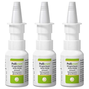 Pollicrom Nasenspray, 3x15 ml Nasenspray Produktbild