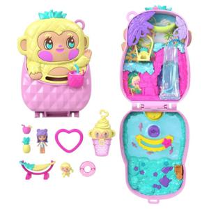 Polly Pocket Core Compact Pineapple Monkey Colada produkt bild
