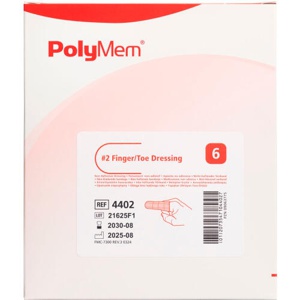 PolyMem Finger/Tå Bandage Nr. 2 Medium 6 stk produktbillede
