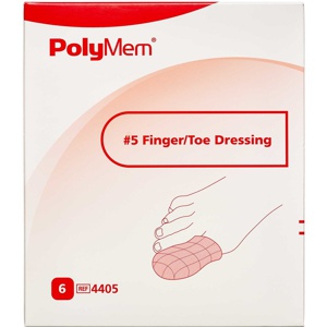 PolyMem Finger/Tå Bandage Nr. 5 XX-Large 6 stk produktbillede