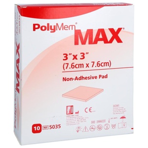 POLYMEM Max Wund Pad 8x8 cm Produktbild
