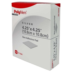 POLYMEM Wund Pad Silber n.klebend 10x10 cm Produktbild