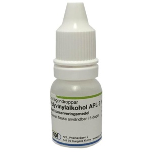 Polyvinylalkohol APL, ögondroppar, lösning 3 %, 4 X 5 ml produkt bild
