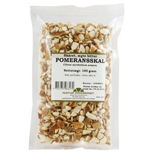 Pomeransskal bitter skåret - 100 gram produktbillede