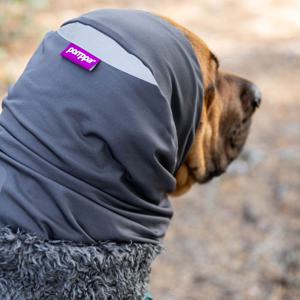 Pomppa Huppu Halsduk till Hund Graphite produkt bild