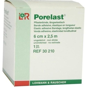 PORELAST Pflasterbinde 6 cmx2,5 m Produktbild