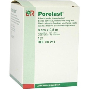 PORELAST Pflasterbinde 8 cmx2,5 m Produktbild