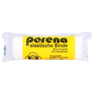 PORENA elast.Mullbinde 10 cm weiß m.Cello Produktbild