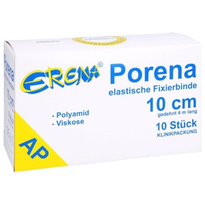 PORENA elast.Mullbinde 10 cm weiß o.Cello Produktbild