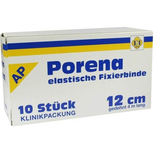 PORENA elast.Mullbinde 12 cm weiß o.Cello Produktbild