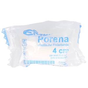 Porena elastische Mullbinde binde 4cm Cello weiß, 1 St Binden Produktbild