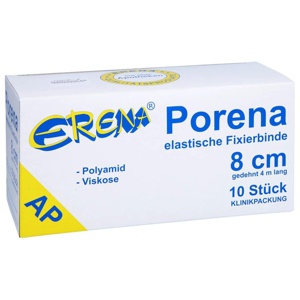 PORENA elast.Mullbinde 8 cm weiß o.Cello Produktbild