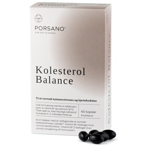 Porsano Kolesterol Balance - 60 kapsler produktbillede