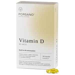 Porsano Vitamin D 95 mcg - 90 kapsler produktbillede