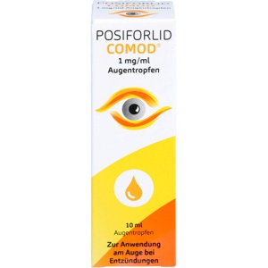 POSIFORLID COMOD 1 mg/ml Augentropfen - Beruhigende Augenpflege für gereizte Augen Produktbild