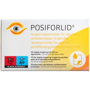 POSIFORLID Renseservietter til Øjenlåg 20 stk produktbillede