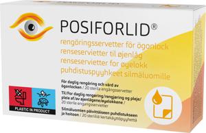 POSIFORLID Rengöringsservetter För Ögonlock 20 st produkt bild