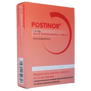 Postinor suus dispergeeruv tbl 1,5mg n1 toote pilt