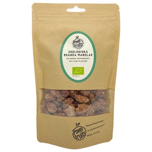Powerfruits Brända Mandlar EKO 250 g produkt bild