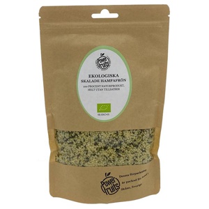 Powerfruits Ekologiska Skalade Hampafrön RAW 250 g produkt bild