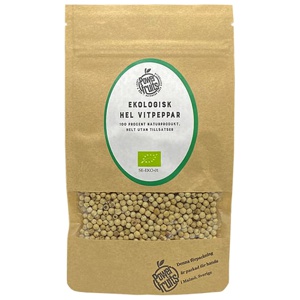 Powerfruits Vitpeppar Hel 50 g EKO produkt bild