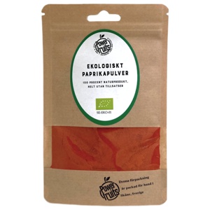 Powerfruits Paprikapulver, ekologiskt 50 g produkt bild