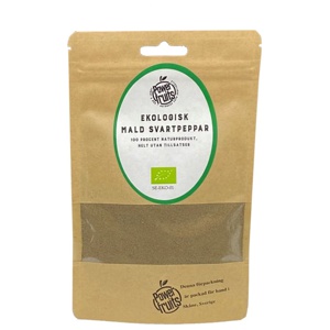 Powerfruits Svartpeppar Mald 50 g EKO produkt bild