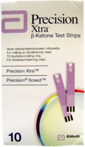 Precision B-ketone teststrimmel 10stk produktbilde