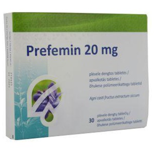 Prefemin kaetud tbl 20mg n30 toote pilt