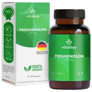 Pregnenolon 50 mg hochdosiert Kapseln Produktbild
