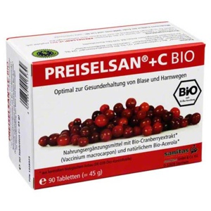 Preisel San + C Bio Tabletten, 90 St Tabletten Produktbild
