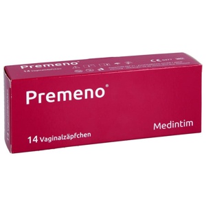 PREMENO Vaginalzäpfchen Produktbild
