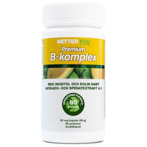 Premium B-komplex 90 kapslar produkt bild