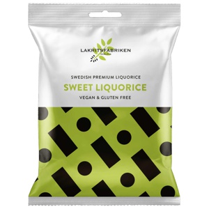 Lakritsfabriken Premium White Sweet Liquorice 100 g produkt bild
