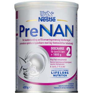 NAN Prenan Discharge Stage 2 400 g produktbillede