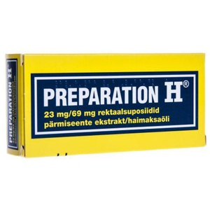 Preparation h rektaalsuposiit 23mg+69mg n12 toote pilt