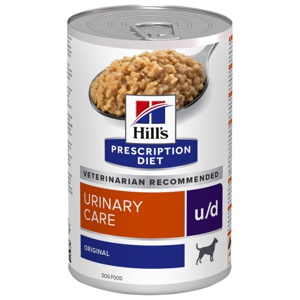 Prescription Diet u/d Våtfoder till Hund för Lever och Urinvägshälsa - 12 st x 370 g produkt bild