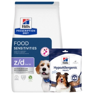 Hill's Prescription Diet z/d Food Sensitivities Low Fat Hydrolysed Soy - Ekonomipack: 2 x 10 kg produkt bild