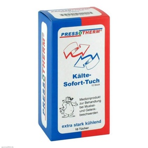 Pressotherm Kälte Sofort Tücher, 10 St Tücher Produktbild