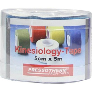 Pressotherm Kine-Med-Tape 5cmx5m blau, 1 St Verband Produktbild