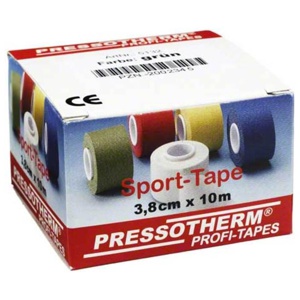 Pressotherm Sport-Tape 3,8cmx10m grün, 1 St Verband Produktbild