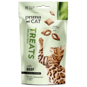 PrimaCat Crunchy Grain Free Beef Anti-hairball 40 g produkt bild