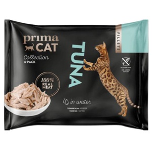 PrimaCat Fillets Tonfisk i vatten 4 x 50 g produkt bild