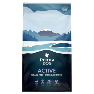 PrimaDog Adult Active Getreidefrei Ente & Hering Produktbild