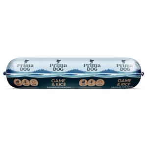 PrimaDog Sausage Game & Rice 800 g produkt bild